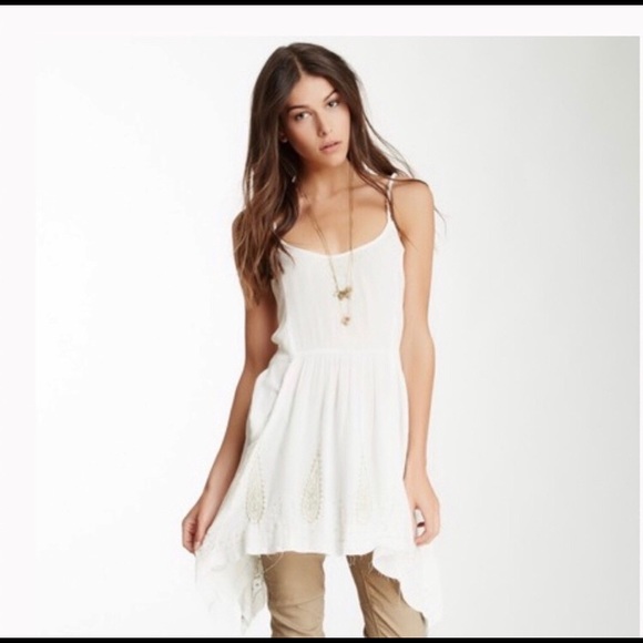 Free People Dresses & Skirts - FREE PEOPLE WHITE SLIP DRESS